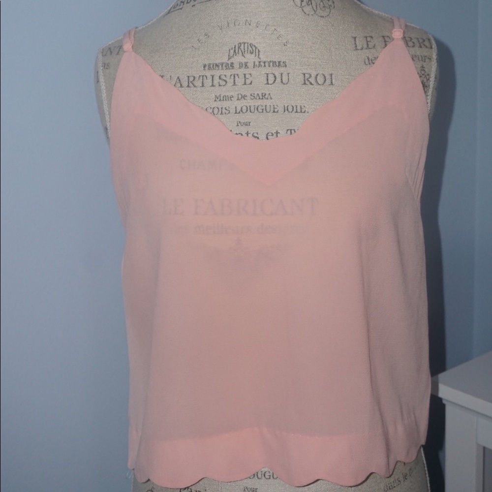 Lush Scalloped Tank